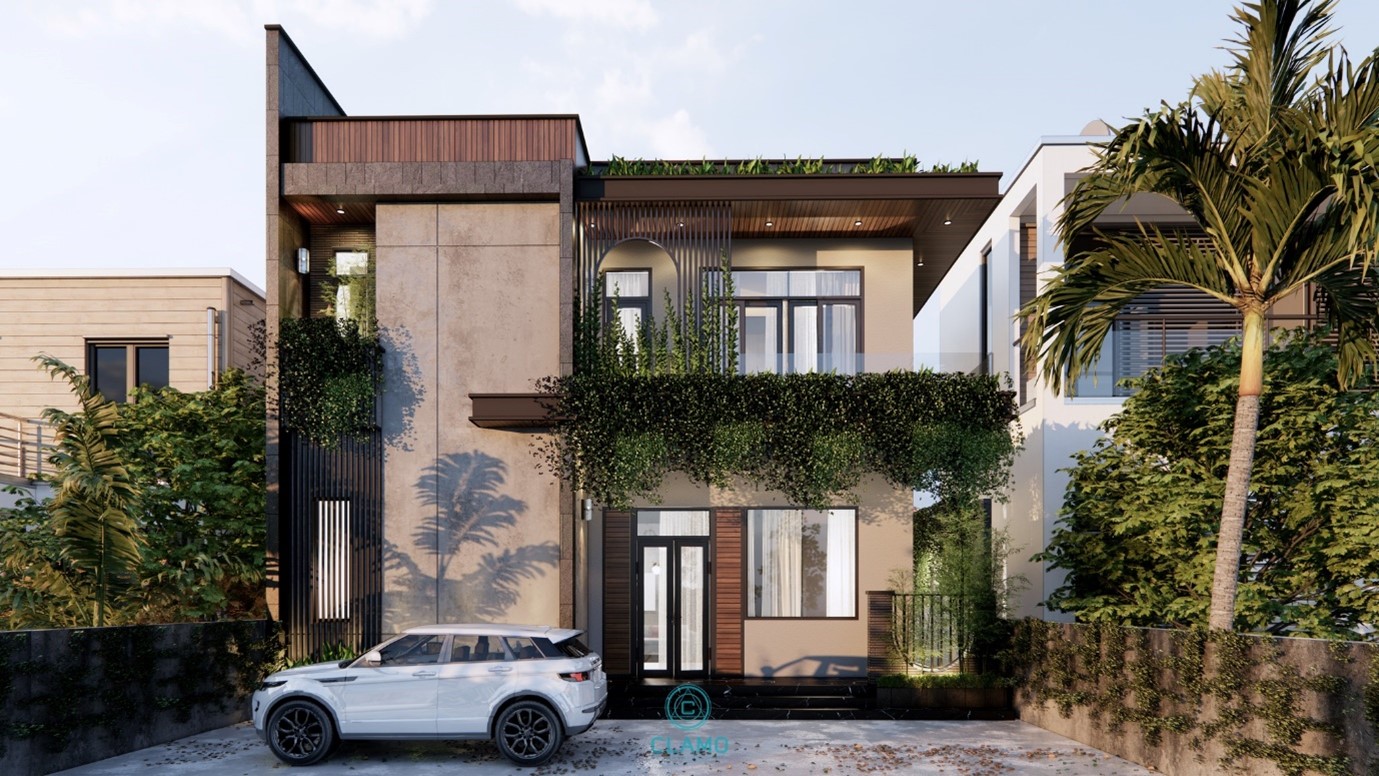 Một ví dụ cho quy tắc 60 – 30 – 10 với 60% màu chủ đạo là màu trắng, 30% màu phụ là màu nâu gỗ và cuối cùng 10% là màu nhấn là màu đen được sử dụng cho chân ghế, một số chi tiết nhỏ trên tủ kệ và khung tranh.
