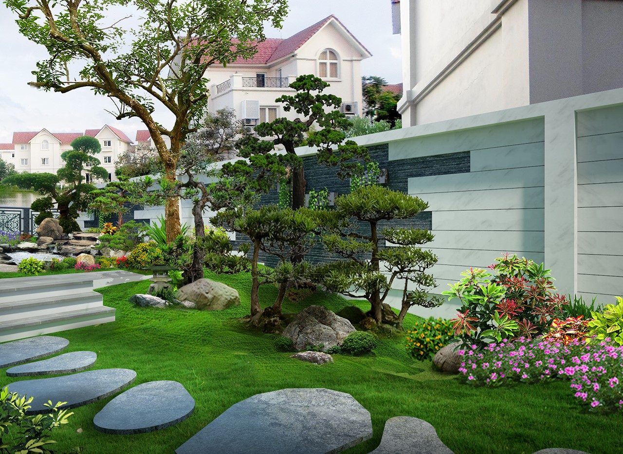 Ý Tưởng Thiết Kế Sân Vườn Đẹp và Dễ Chăm Sóc