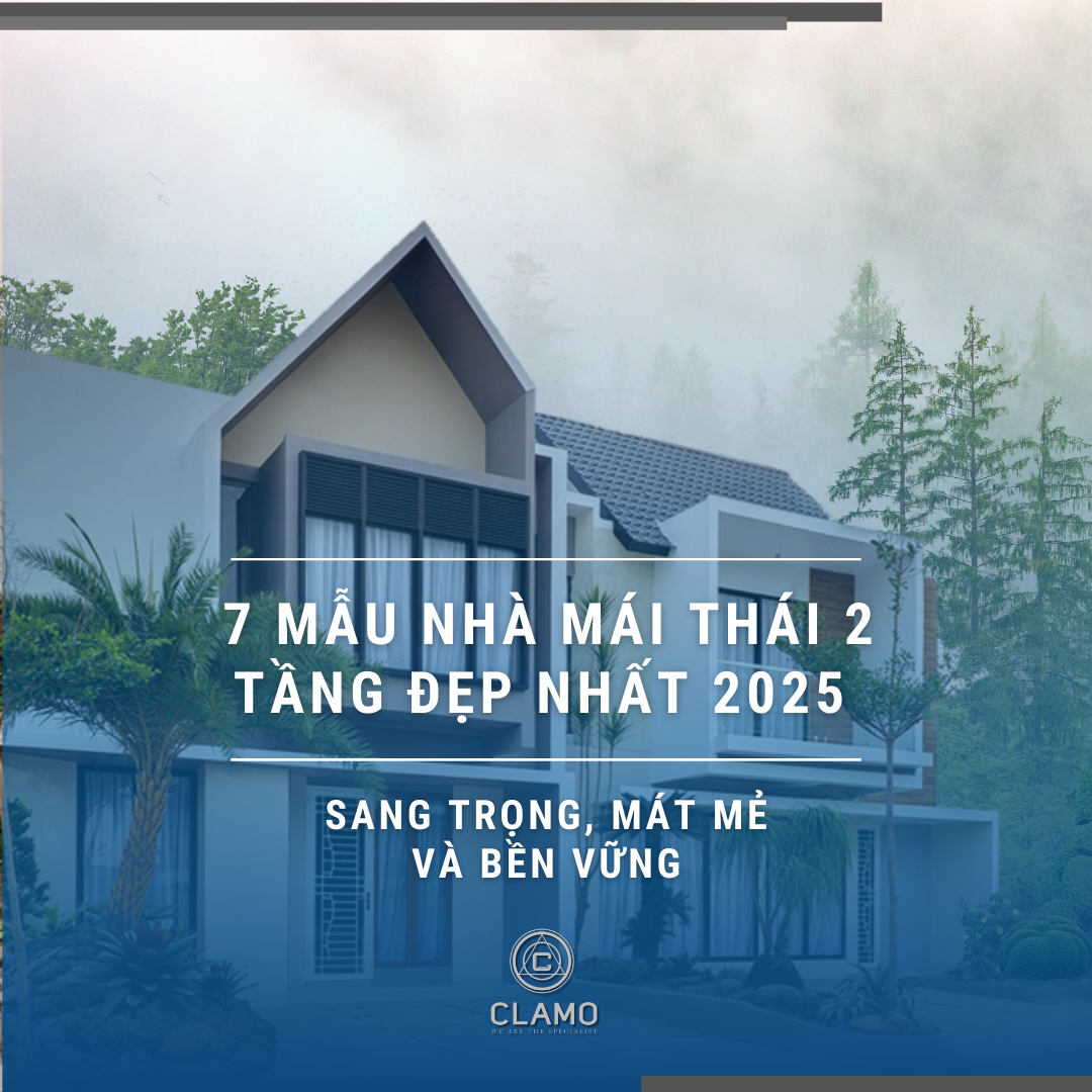 7 Mẫu Nhà Mái Thái 2 Tầng Đẹp Nhất 2025