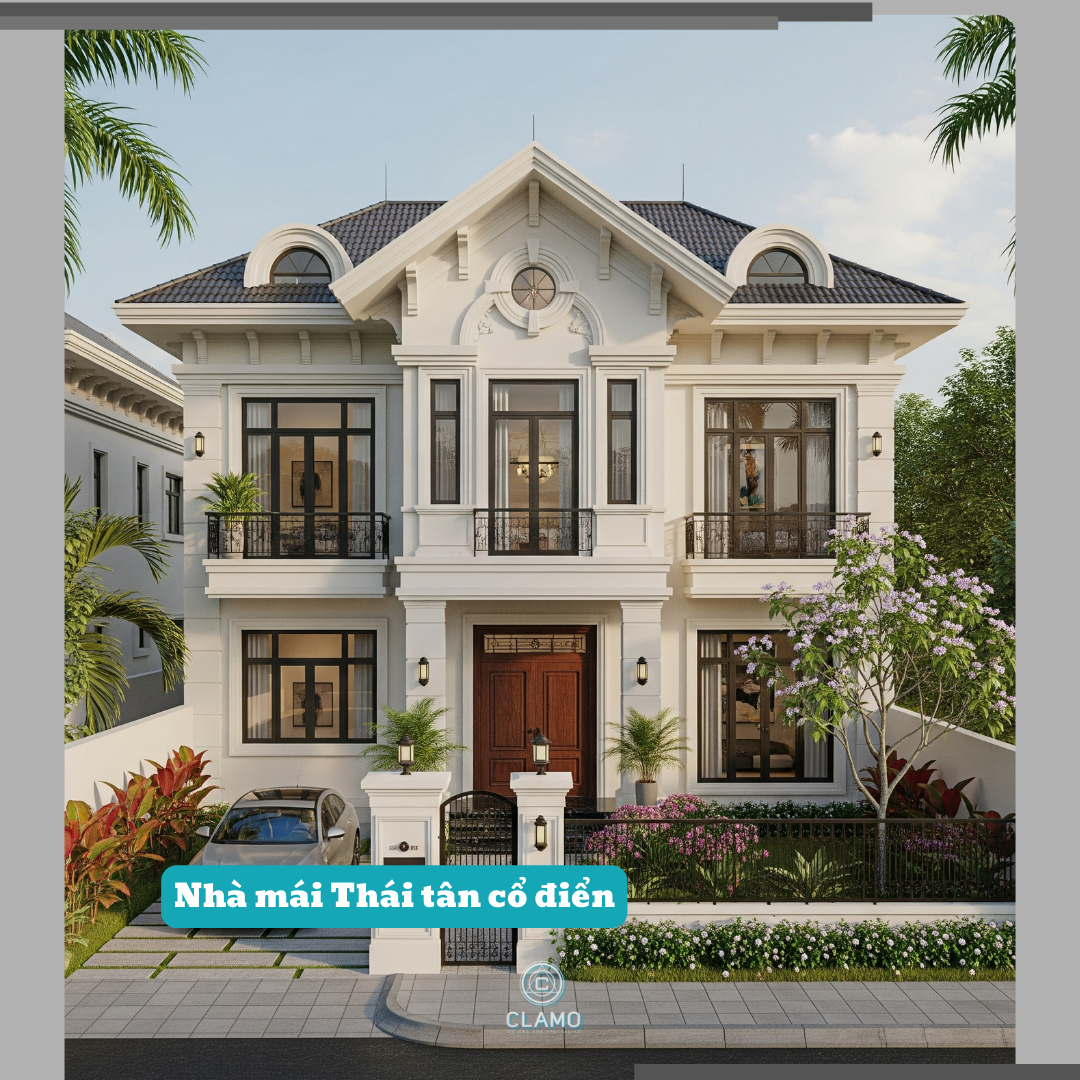 Nhà mái Thái tân cổ điển