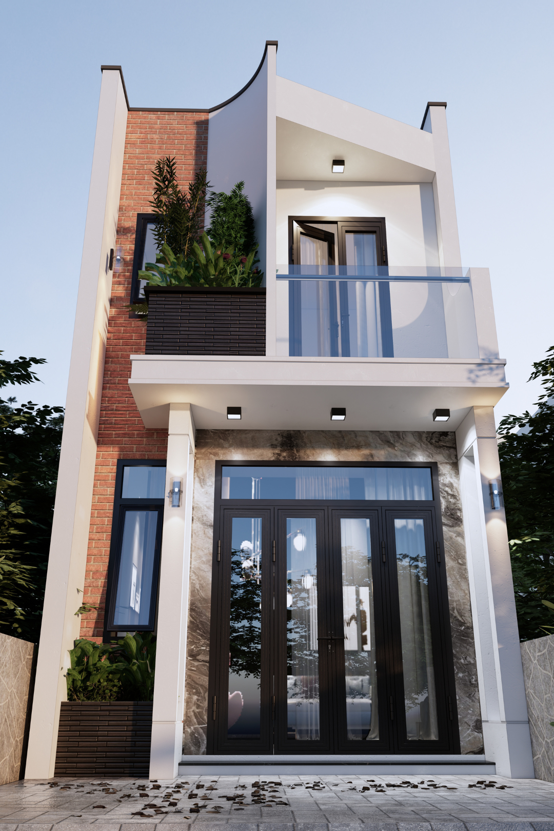 Nhà phố hiện đại