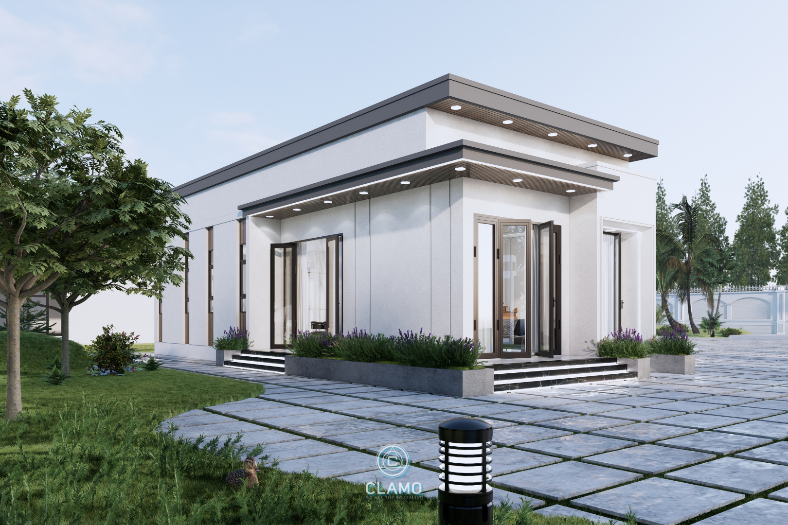 Phối cảnh nhà vườn cấp 4