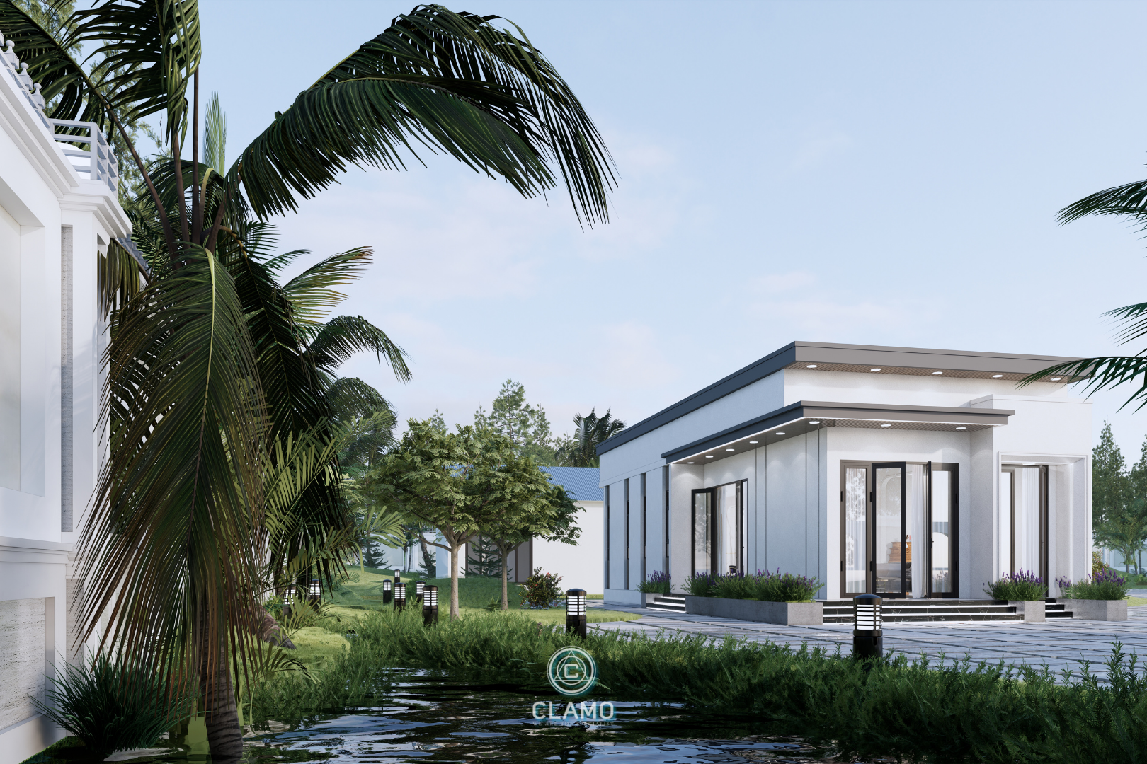 Phối cảnh nhà vườn cấp 4