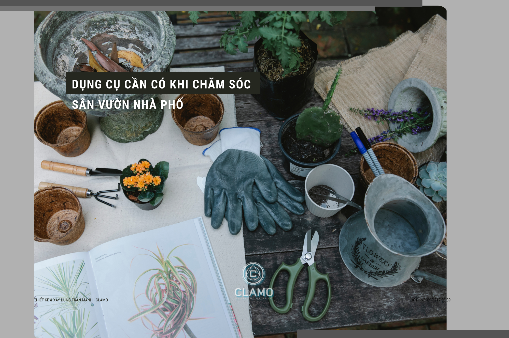 Dụng Cụ Chăm Sóc Sân Vườn Nhà Phố
